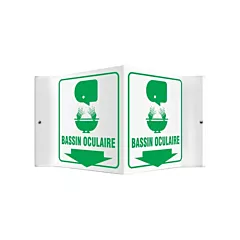 Accuform Signs Enseigne Projection(MC) « Bassin Oculaire », 6