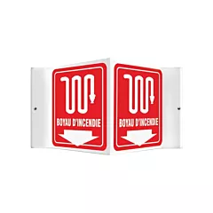 Accuform Signs Enseigne Projection(MC) « Boyau d'incendie »