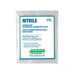 Safecross Medical Examination Gloves, Large, Nitrile, 5-mil, Untextured (18765)