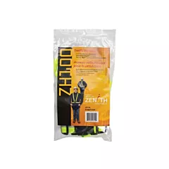 Zenith Safety Products Harnais de sécurité d'usage standard, Jaune lime haute visibilité, Argent, T-Grand, Aucune