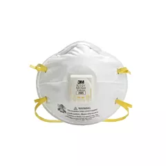 3M 8210V Particulate Respirators, NIOSH, Standard, Cup, With, N95 (8210V)