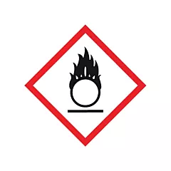 Accuform Signs Oxidizing Material GHS Pictogram Label, 1