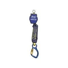 3M DBI Sala Fall Protection Nano-Lok™ Quick Connect Self-Retracting Lifeline, 6', 2 No. of SRLs, Stainless Steel, Swivel, Web Loop (3101213)