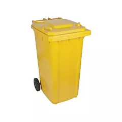 Yellow Mobile Container, 63 Gallons/63 US gal., Polyurethane
