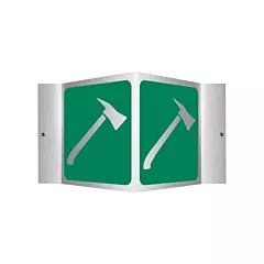 Accuform Signs Enseigne Projection(MC) - hache d'incendie, 6