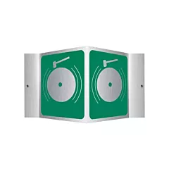 Accuform Signs Emergency Alarm Projection™ Sign, 6