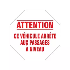Accuform Signs French Traffic Sign