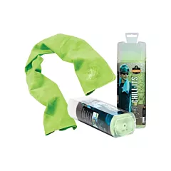 Ergodyne Chill-Its® 6602 Cooling Towels, Hi-Vis Lime (12439)