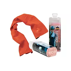 Ergodyne Chill-Its® 6602 Cooling Towels, Hi-Vis Orange (12441)