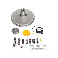 Haws Axion Advantage® Shower & Eye/Face Wash Upgrade Kit with Stainless Steel Eye/Face Wash Head & Showerhead, Non-Medical (AX14S)