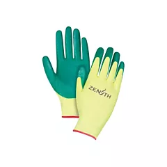 Zenith Safety Products ZX-3 Premium Gloves, Small/7, 15 Gauge, Nylon, Nitrile, Dipped Palm