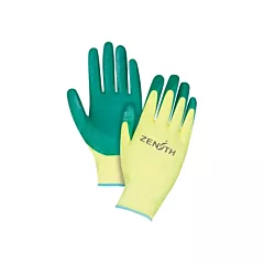 Zenith Safety Products Gants de première qualité ZX-3, T-Grand/10, 15 Calibre, Nylon, Nitrile, Paume trempée
