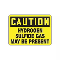 Accuform Signs Enseigne « Hydrogen Sulfide Gas »