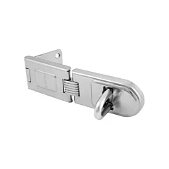 Master Lock Hinged Security Hasps, 1 Max. No. of Padlocks, Silver (720DPF)