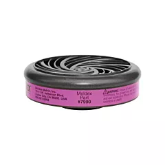 Moldex 7990 P100 Particulate Filter Cartridge, Gas/Vapour Cartridge/Particulate Filter, P100 Filter, 7800 Series Full Facepiece/7000 Series Half Facepiece/9000 Series Full Facepiece (7990)