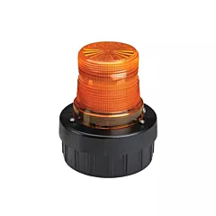 Federal Signal Corporation Flashing Combination Audible/Visual Signals, Amber, Flashing, Buzzer, 85 dB, Pipe/Electrical Box (AV1-LED-120A)