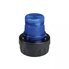 Federal Signal Corporation Flashing Combination Audible/Visual Signals, Blue, Flashing, Buzzer, 85 dB, Pipe/Electrical Box (AV1-LED-120B)