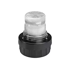 Federal Signal Corporation Flashing Combination Audible/Visual Signals, Clear, Flashing, Buzzer, 85 dB, Pipe/Electrical Box (AV1-LED-120C)