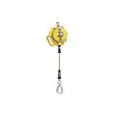 3M DBI Sala Fall Protection Limiteur de tension scellé, 23' X Sans connecteur à l'unité, 1 Nbre de cordages de sécurité autorétractables, Acier inoxydable, Pivotant (3601490)