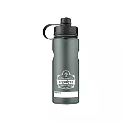 Ergodyne Bouteille d'eau sans BPA Chill-Its(MD) 5151, 34 oz/1000 ml, Gris, Plastique (13152)