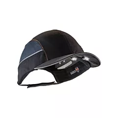 Ergodyne Skullerz® 8960 Long Brim Bump Cap with LED Lighting, None, Black (23374)