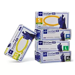 Medline Sensicare Silk Nitrile Gloves