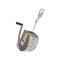 Honeywell ManHandler™ Hoist/Winch Lifeline, 65', 1 No. of SRLs, Stainless Steel Cable, Snap Hook, Built-in (8442SS-Z7/65FT)