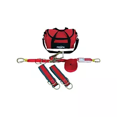 3M Protecta Fall Protection PRO-Line™ Temporary Horizontal Lifeline System, 60', 1 No. of SRLs, Web, Swivel, Carabiner (1200101)