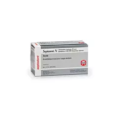 Septodont Septanest N Silver Articaine HCI 4% with 1:200,000 epinephrine injection 50/box