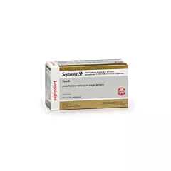 Injection Septodont Septanest SP Gold Articaine HCI 4% avec Épinéphrine 1:100,000 - 50/Boîte