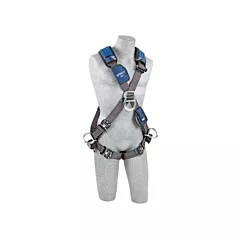 3M DBI Sala Fall Protection ExoFit NEX™ Cross-Over Style Harness, Work Positioning/Ladder Climbing/Fall Arrest, ALP, 420 lbs., Large, Back - Front - Side (1113112C)