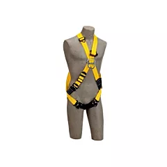 3M DBI Sala Fall Protection Delta™ Cross-Over Style Harness, Ladder Climbing/Descent Control/Fall Arrest, ADL, 420 lbs., Small, Back - Front (1110701C)