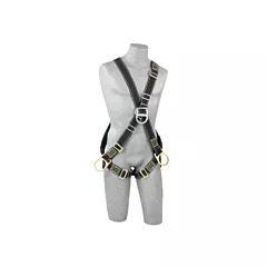 3M DBI Sala Fall Protection Harnais de soudeur de style croisé Delta(MC), Positionnement de travail/Montée d'échelle/Contrôle de descente/Antichute, ADLP, 420 lb, Universel, Arrière - avant - côté (1104775C)