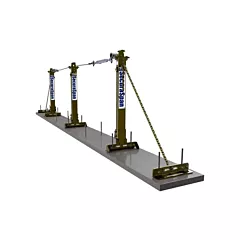 3M DBI Sala Fall Protection Système de cordage de sécurité horizontal pour boucle d'armature SecuraSpan(MC) (7400360)