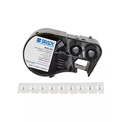 Brady Low Temperature Label Maker Cartridge, Polyester, Black, White, BMP® 51/BMP® 53 (M4-82-492)