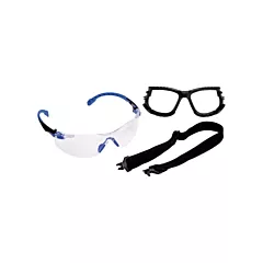 3M Lunettes de sécurité Solus avec ensemble de lentilles Scotchgard(MC), CSA Z94.3, Transparent, Antibuée (S1101SGAF-KT)
