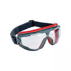 3M Lunettes à coques de sécurité contre les éclaboussures GoggleGear  série 500, Indirecte, Transparent, CSA Z94.3, Antibuée, Élastique (GG501SGAF)