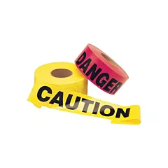 Gray Tools Barricade Tape, 1000' X 3