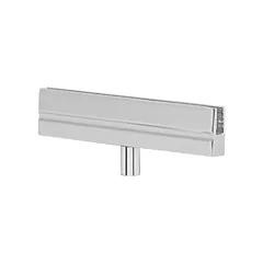Tensator Sign Bracket for Portable Post, Polished Chrome (BRACKET-NOSC-1P)