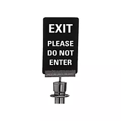 Tensator Enseigne de contrôle des foules « Exit: Please Do Not Enter », 11