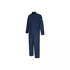 Bulwark Combinaisons de soudage résistantes aux flammes ISO 11611, 48 Taille, Bleu marine (CECWNV-RG-48)