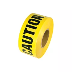 Incom Top Tape & Label Reinforced Grade Barricade Tape, 500' X 3