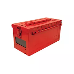 Master Lock Small Group Lock Box, 30 Max. No. of Padlocks, Red (S600)