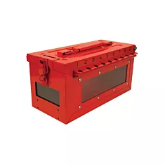 Master Lock Small Group Lock Box, 30 Max. No. of Padlocks, Red (S601)