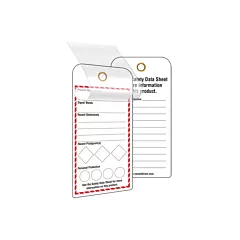 Incom Top Tape & Label GHS Self-Laminating Workplace Tags