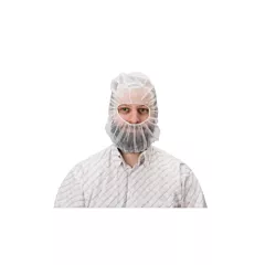 Zenith Safety Products Cagoule jetable, Polypropylène, Blanc