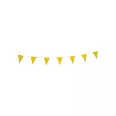 Zenith Safety Products Pennant String, 60', Yellow