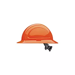 Honeywell Casque de sécurité à bordure complète North Zone(MC), Rochet, Orange haute visibilité, Non ventilé, CSA type 1/ANSI type I, CSA classe E (N20R460000)