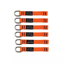 Ergodyne Squids® 3700 Tool Tails™ Tool Tether Attachments, Web D-Ring, 2 lbs. (19704-BULK)