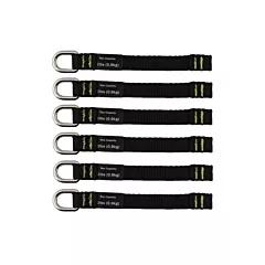 Ergodyne Squids® 3700 Tool Tails™ Tool Tether Attachments, Web D-Ring, 2 lbs. (19705-BULK)